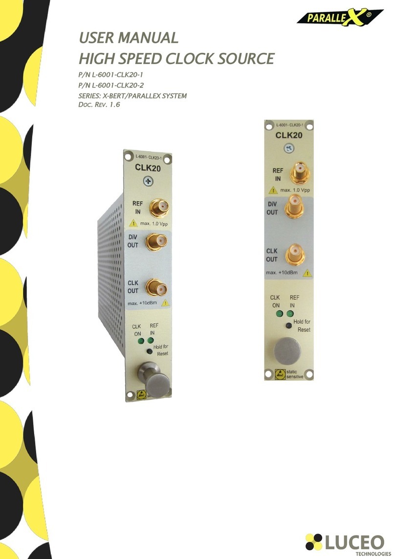 Luceo Technologies X-BERT Series user manual