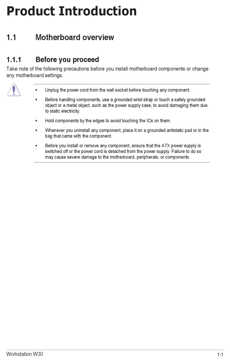 CADnetwork Workstation W30 User manual