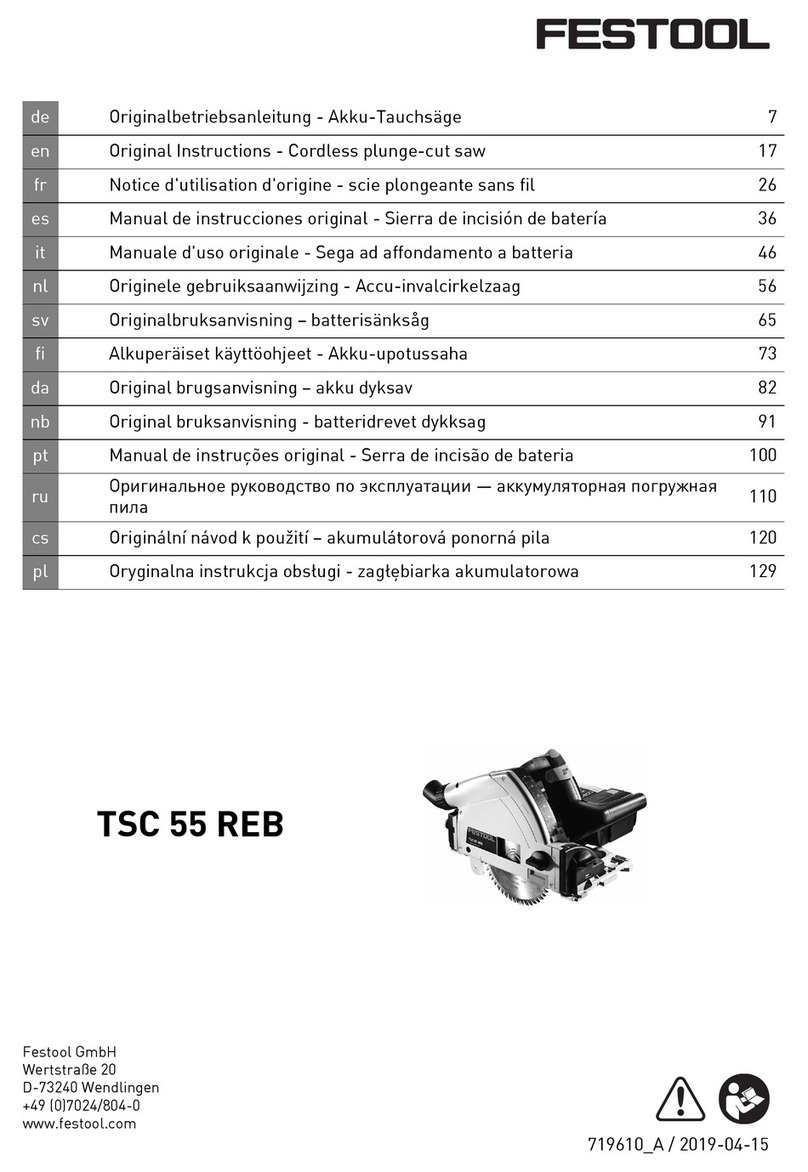 Festool TSC 55 REB Original instructions