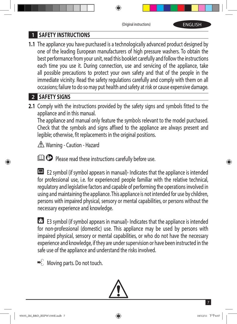 BLACK DECKER BXPW1300E User manual