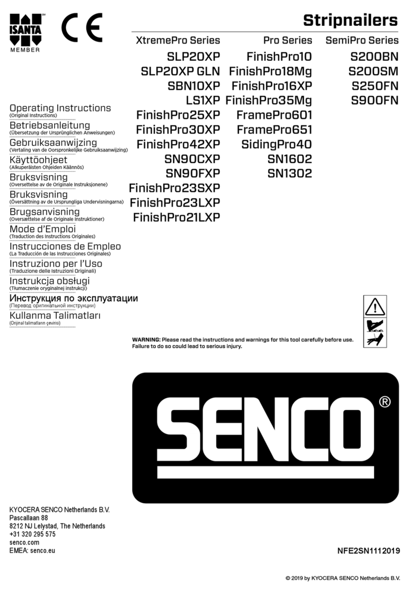 ISANTA Senco XtremePro Series operating instructions