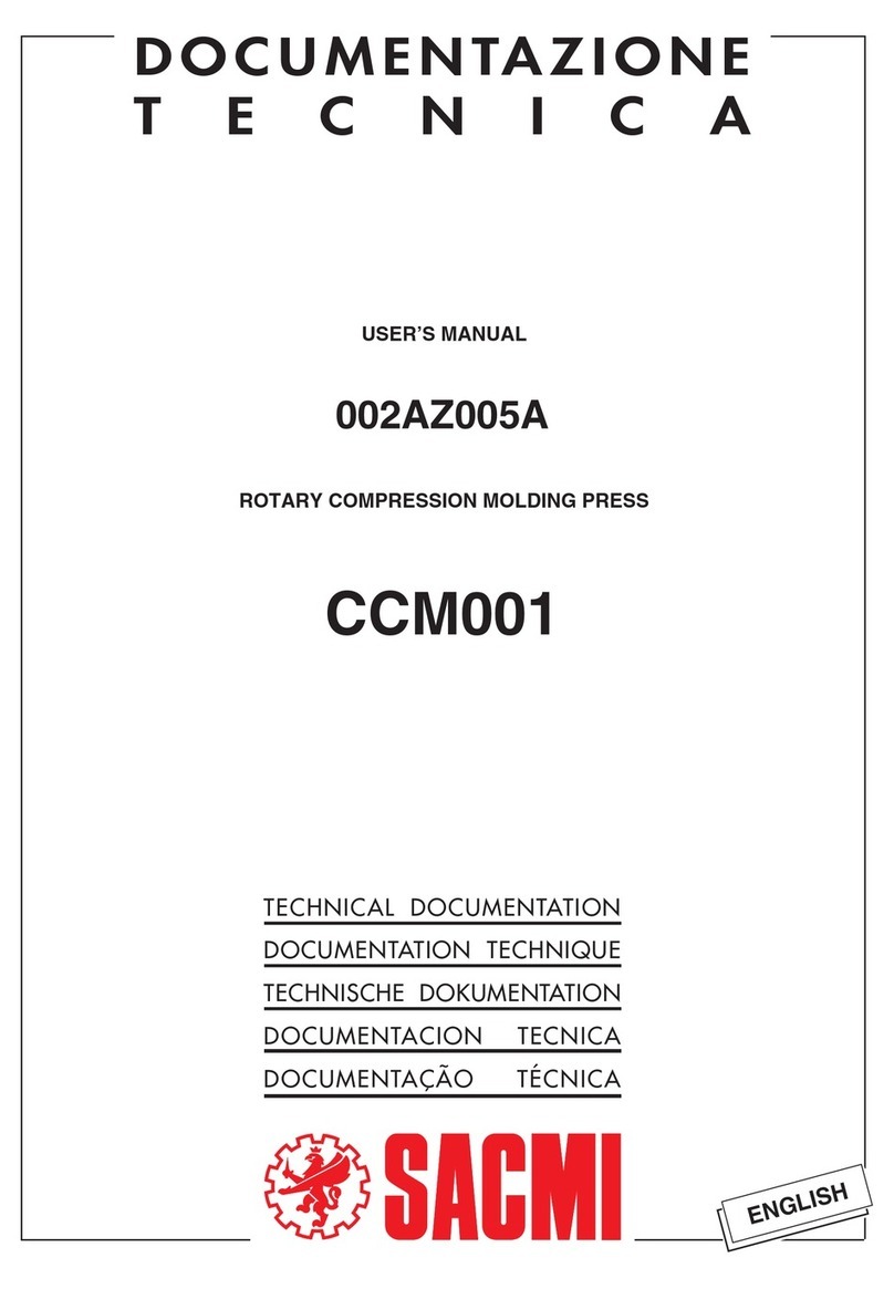 Sacmi CCM001 User manual