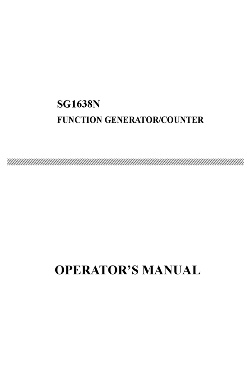 MCP SG1638N Operator's manual