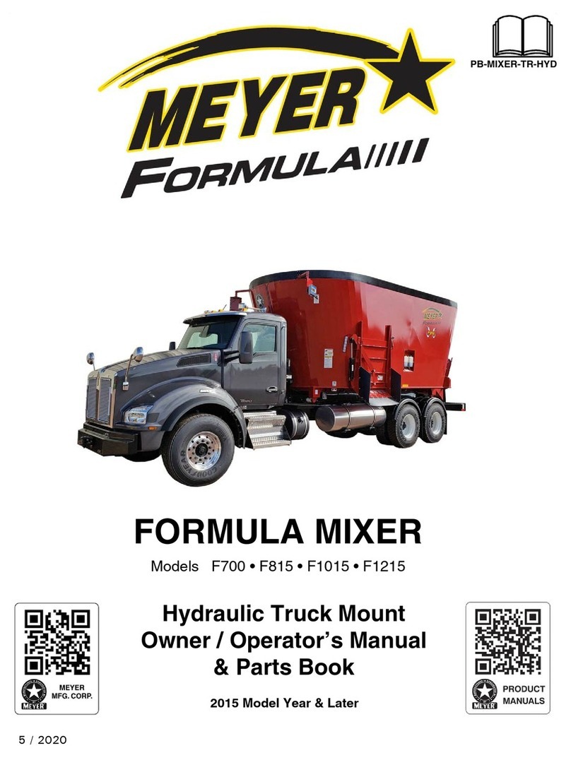 Meyer Formula F700 Owner/Operator’s Manual & Parts Book