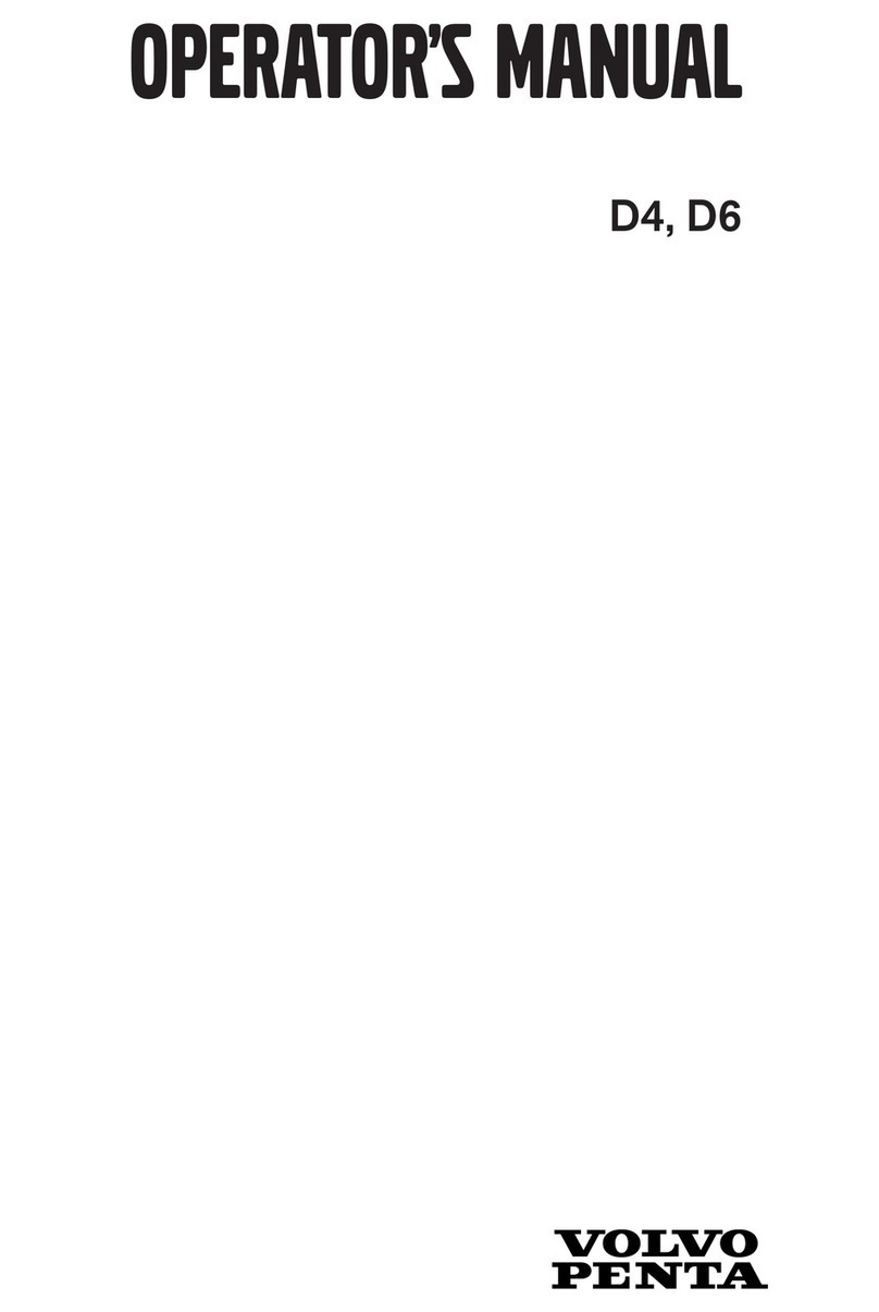 Volvo Penta D4 Operator's manual