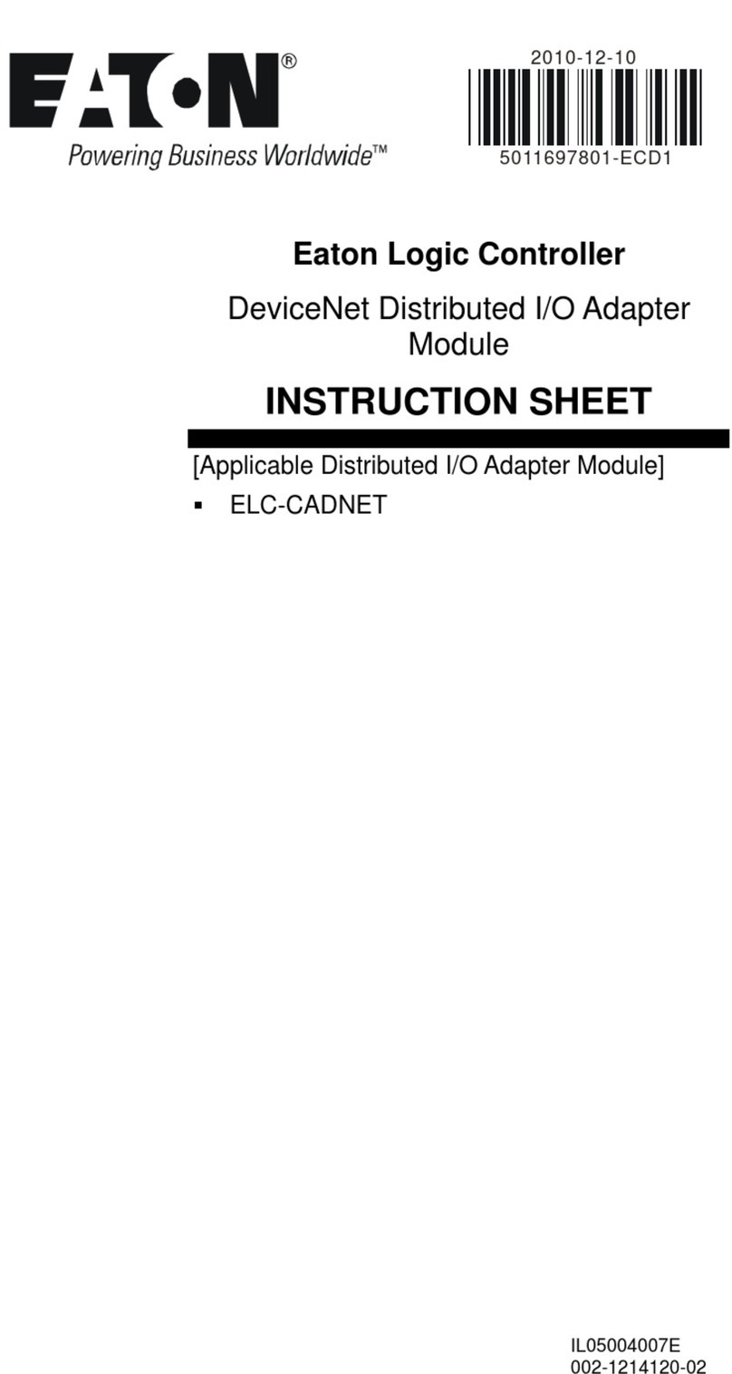 Eaton ELC-CADNET User manual