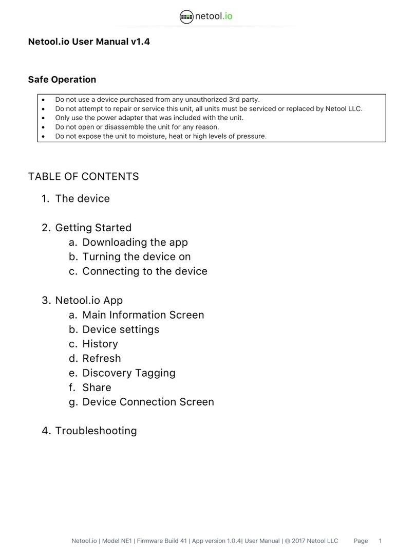 Netool.io NE1 User manual