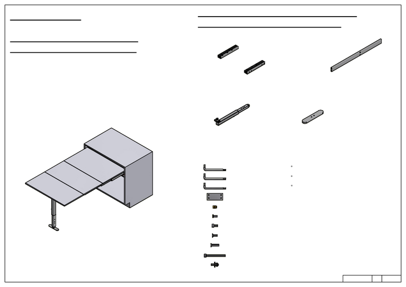 Schreuder & Co T-ABLE XL Series Assembly instructions