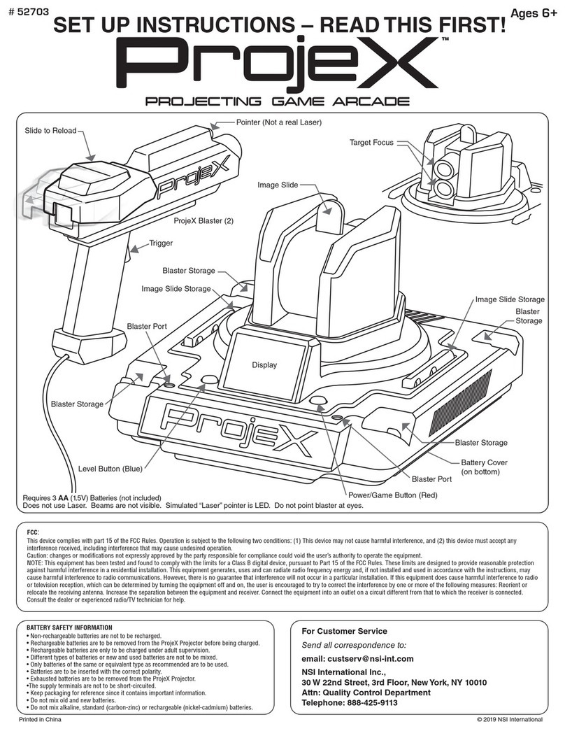 ProjeX 52703 Setup instructions