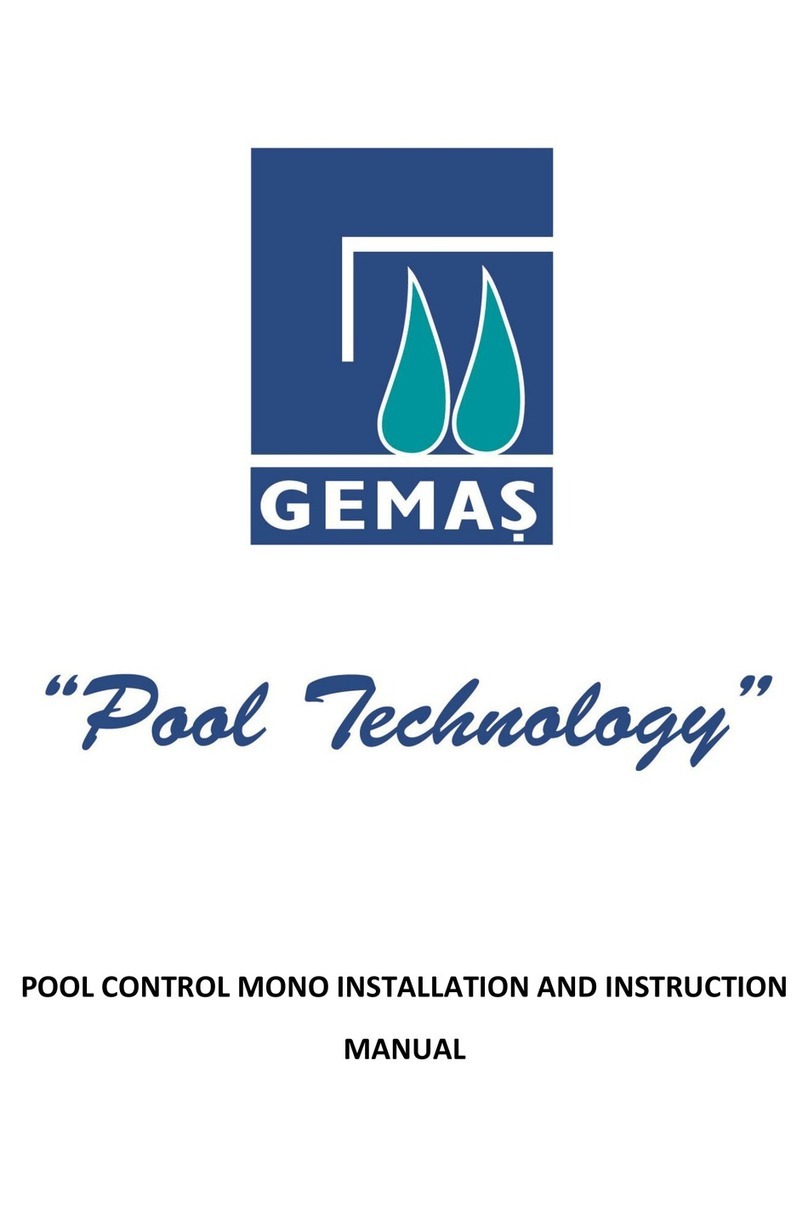 Gemas Pool Control Mono Installation and instruction manual