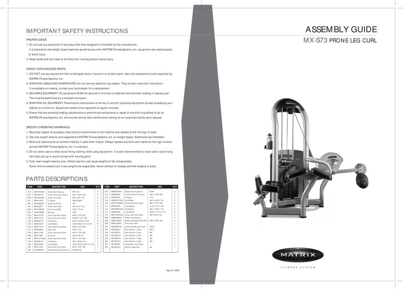Matrix MX-S73 Assembly guide