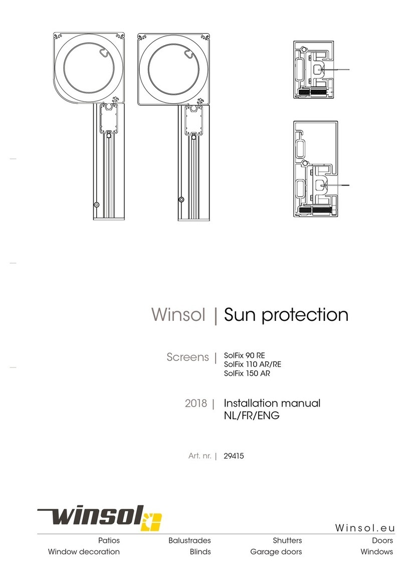 Winsol SolFix 90 RE installation manual