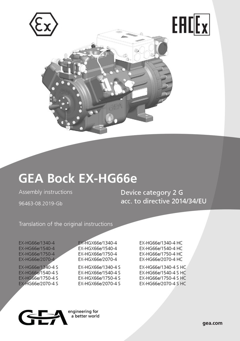 GEA Bock EX-HG66e Series User manual