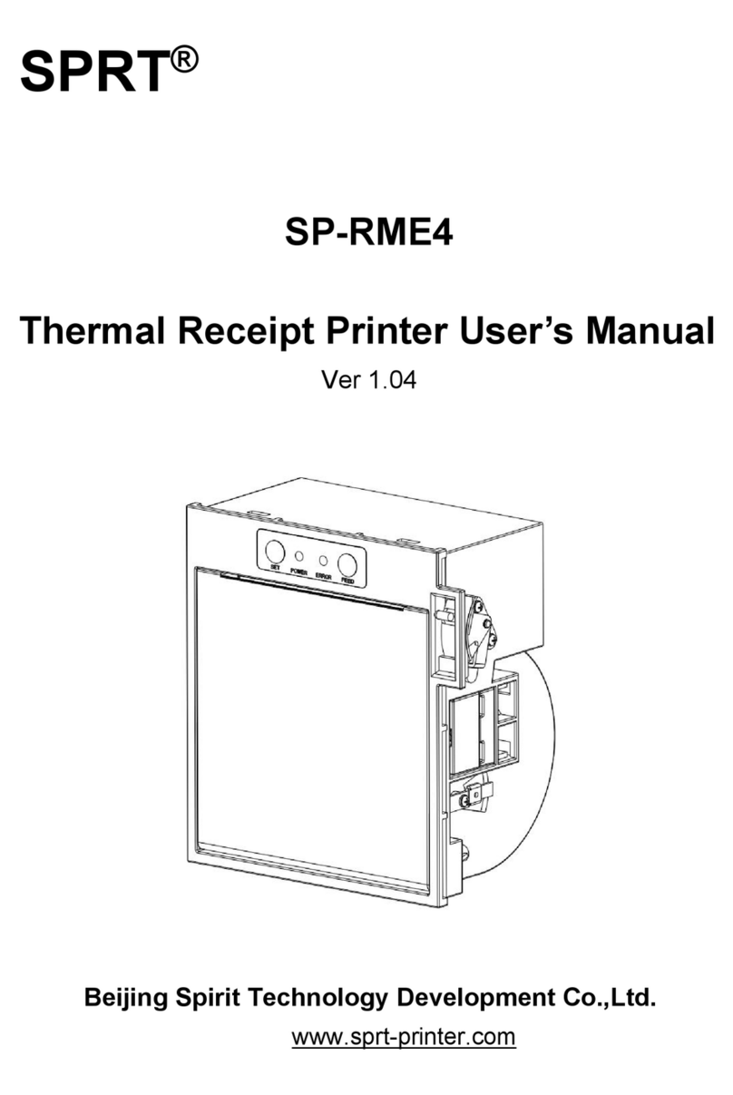 SPRT SP-RME4 User manual