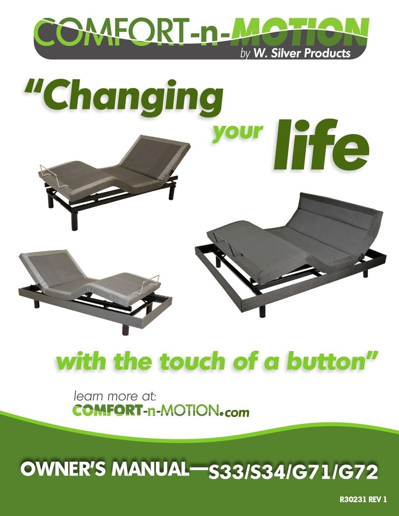 W. Silver COMFORT-n-MOTION S33 owner's manual