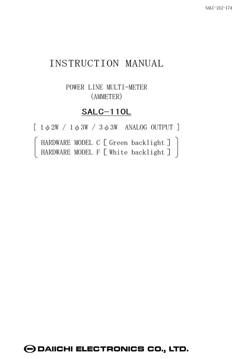 Daiichi Electronics SALC-110L User manual Daiichi Electronics SALC-110L User manual