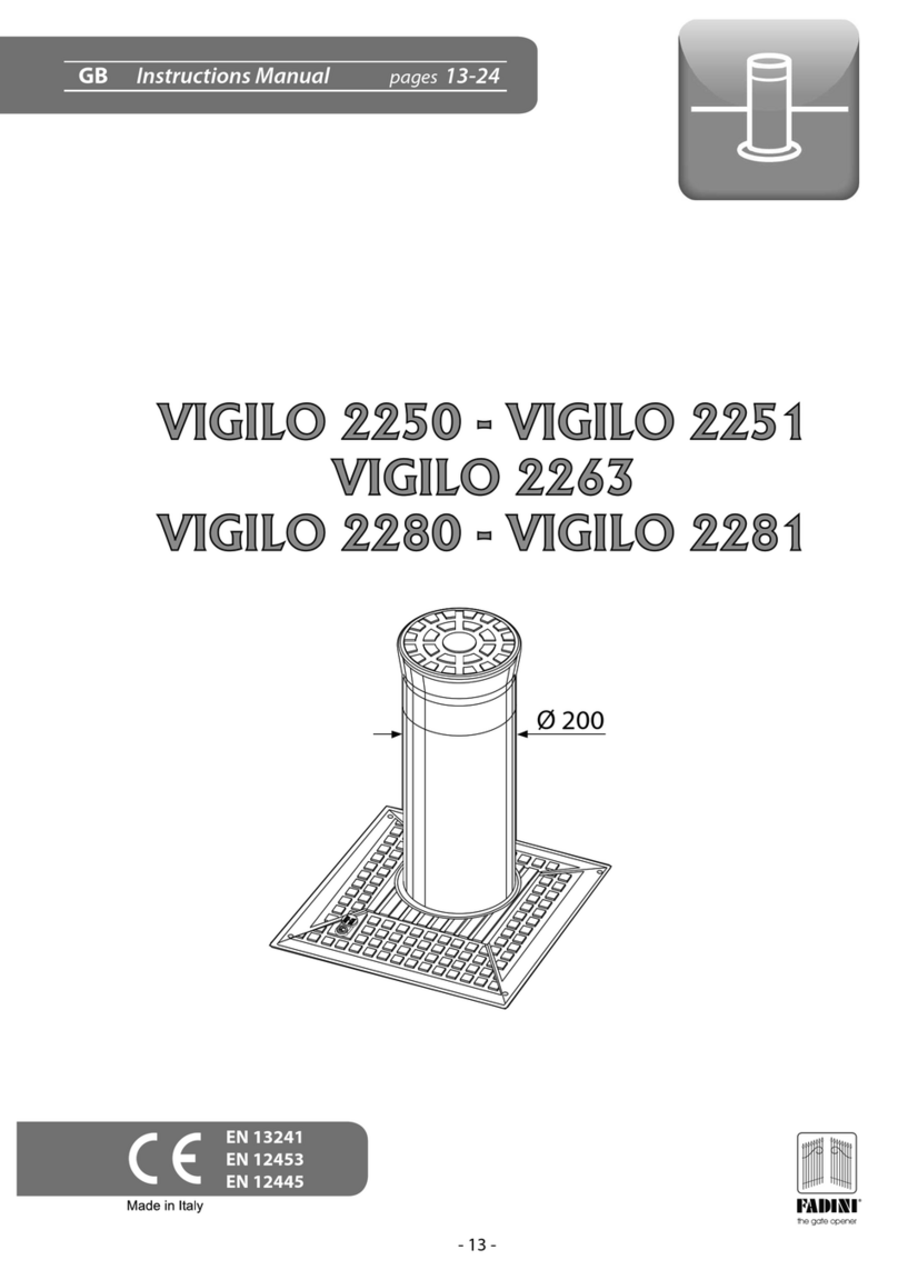 fadini VIGILO 2250 instruction manual