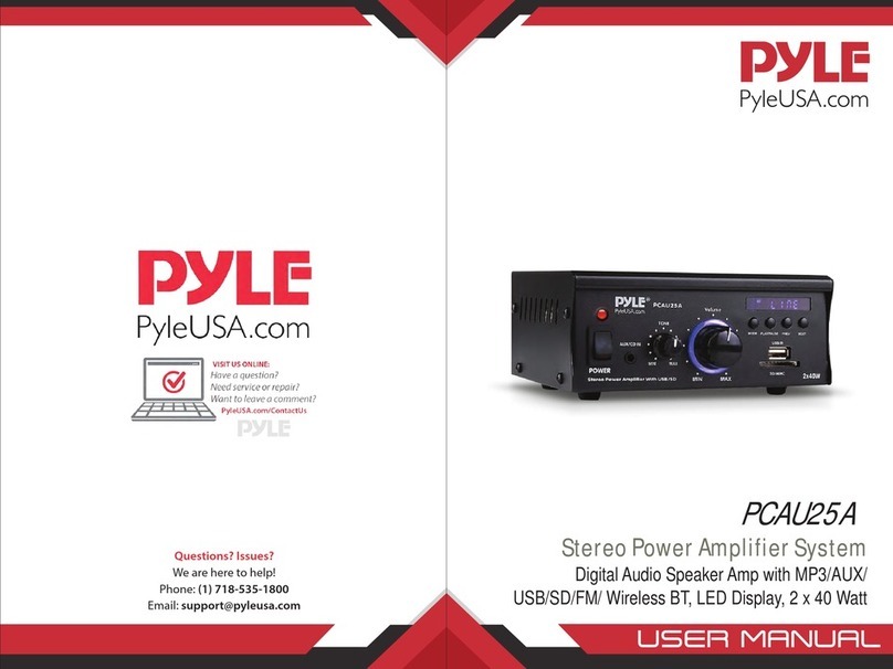Pyle PCAU25A User manual