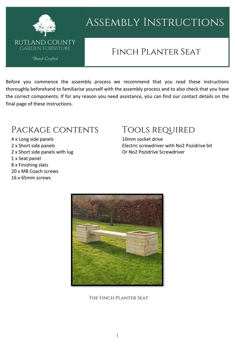 Rutland County FINCH Assembly instructions