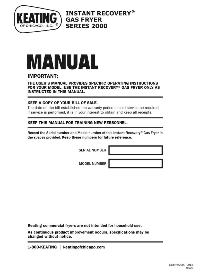 Keating Of Chicago Instant Recovery 2000 Series User manual