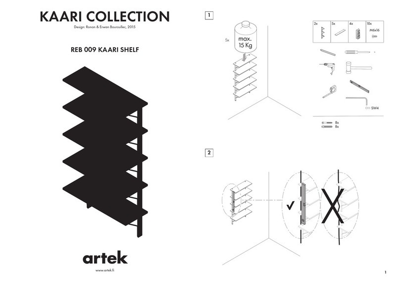 Artek KAARI REB 009 manual