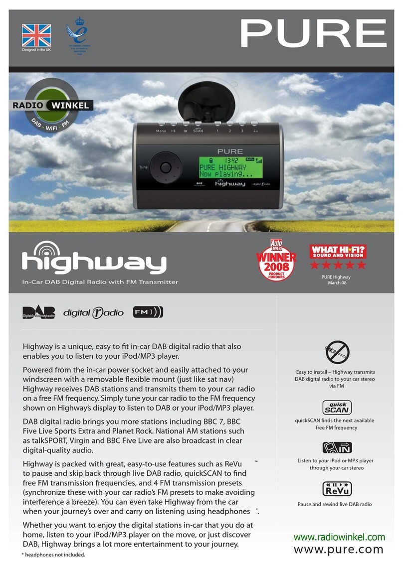 PURE HIGHWAY quick start guide