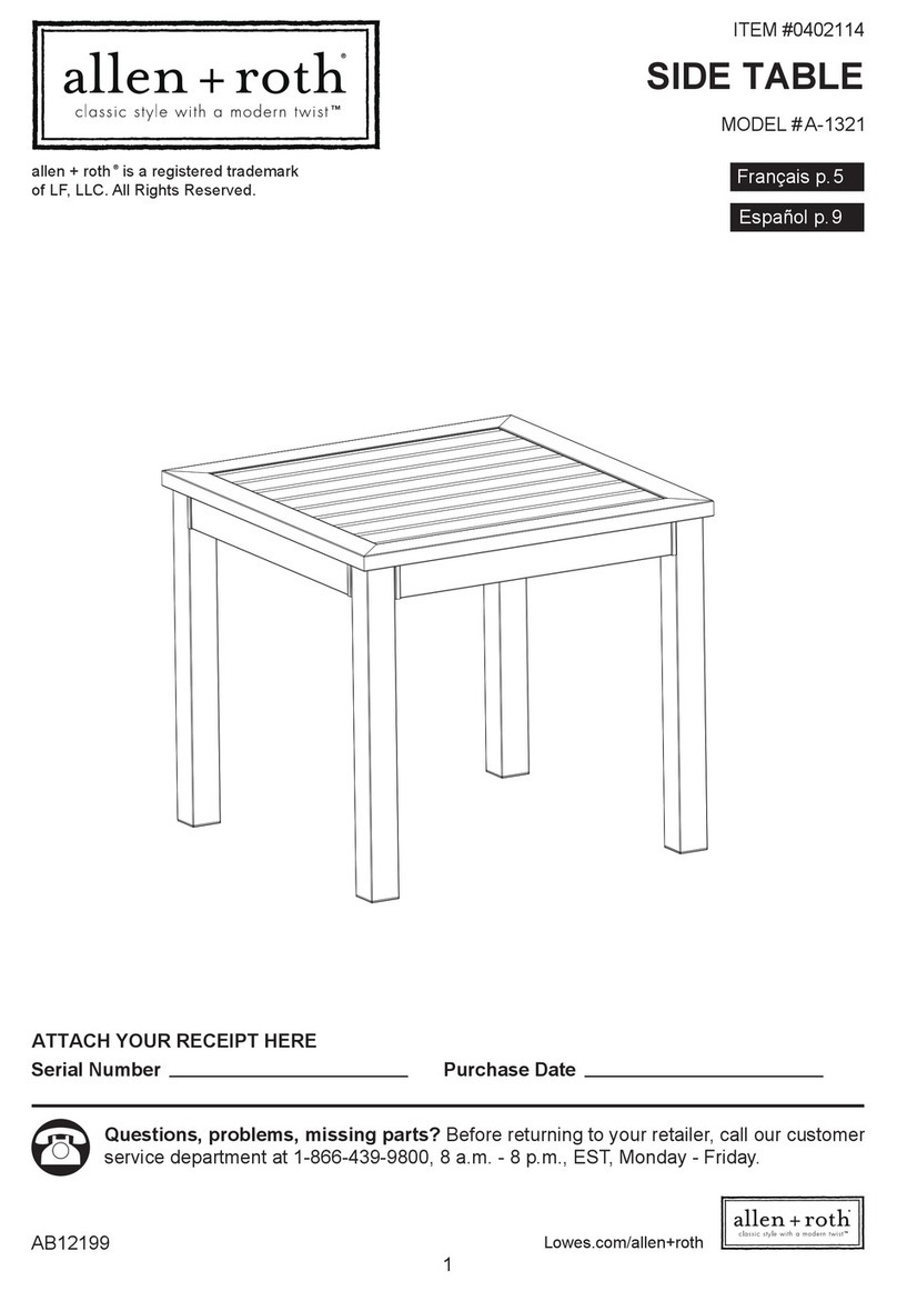 Allen + Roth A-1321 manual