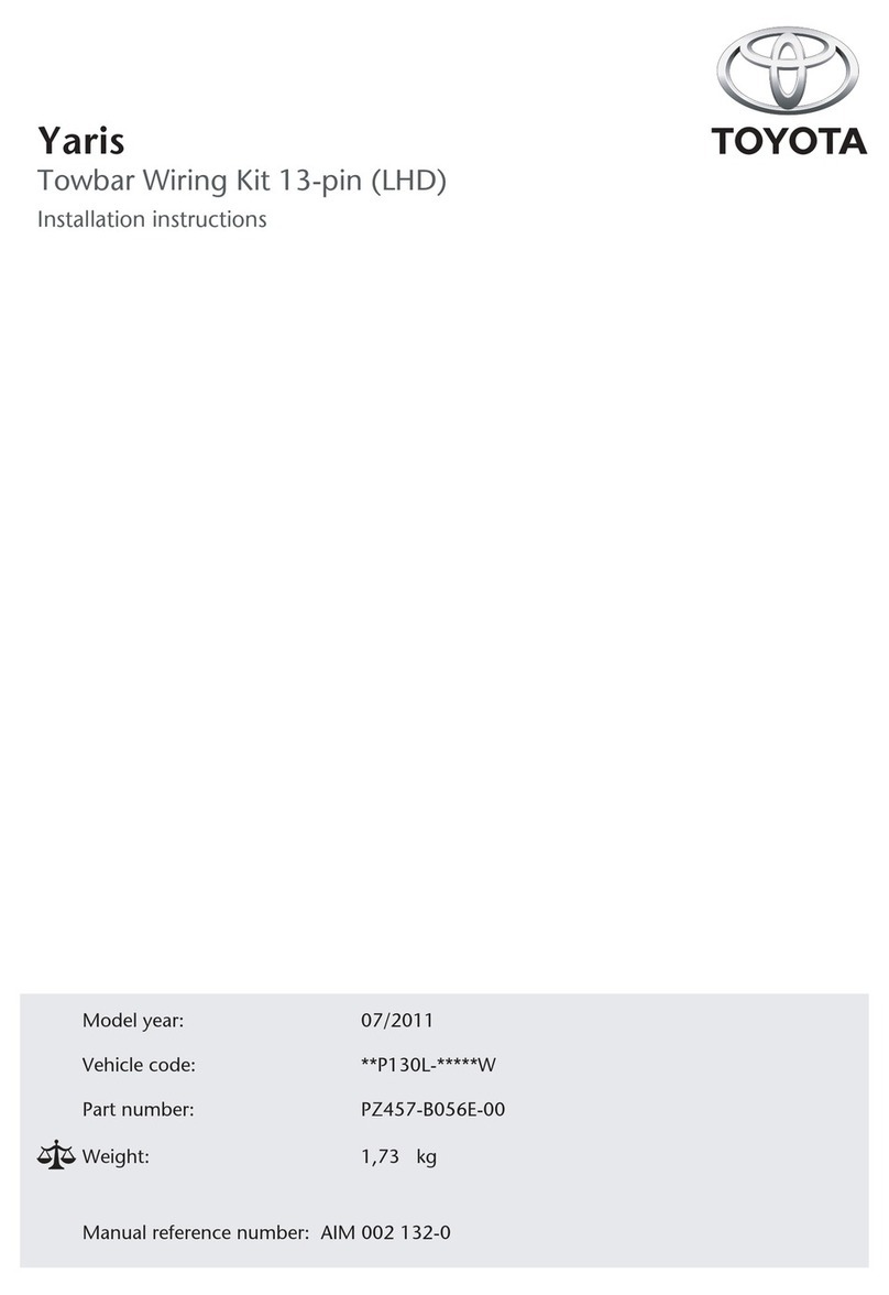 Toyota PZ457-B056E-00 installation instructions