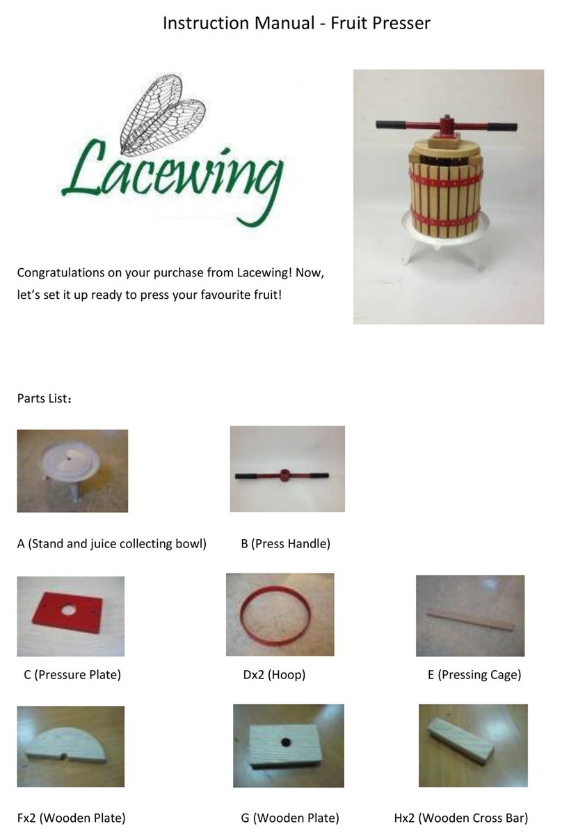 Lacewing EasyPress instruction manual