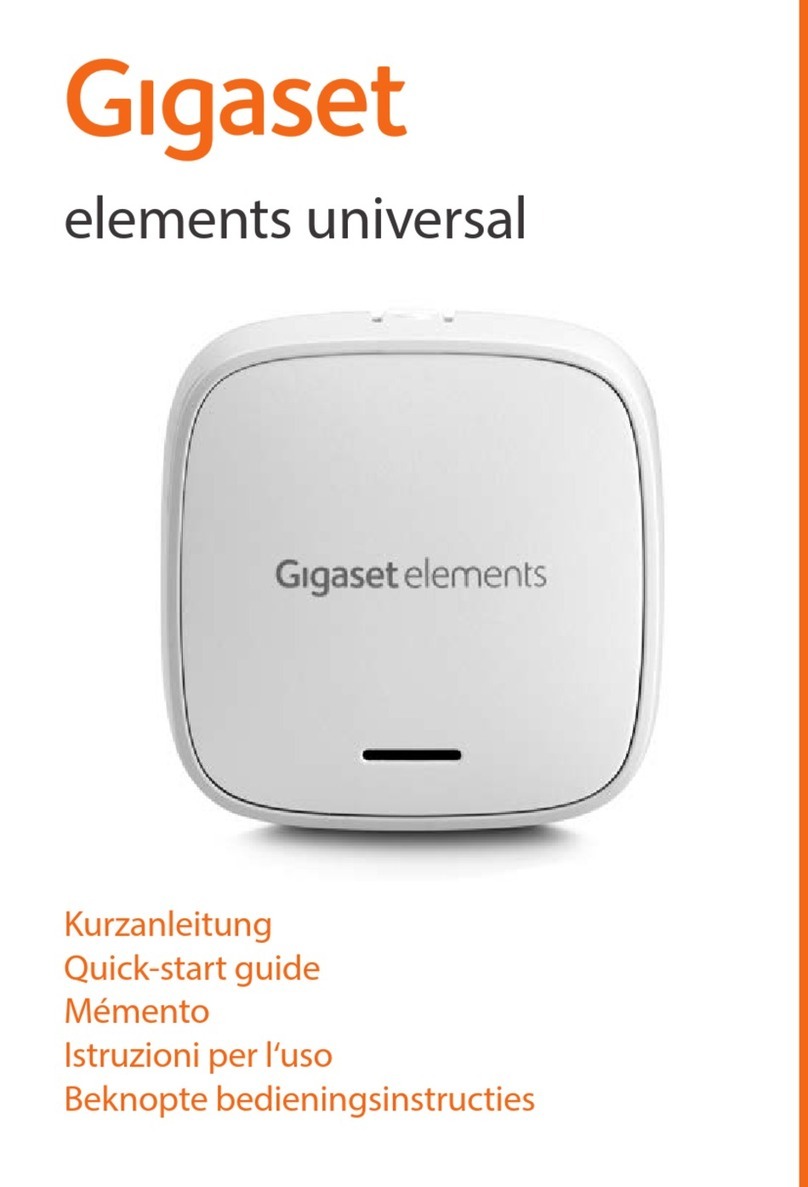 Gigaset elements Universal quick start guide