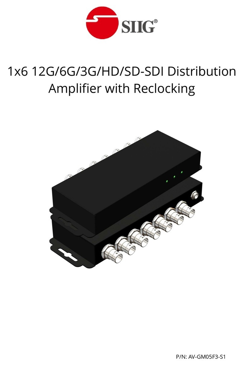 SIIG AV-GM05F3-S1 user manual