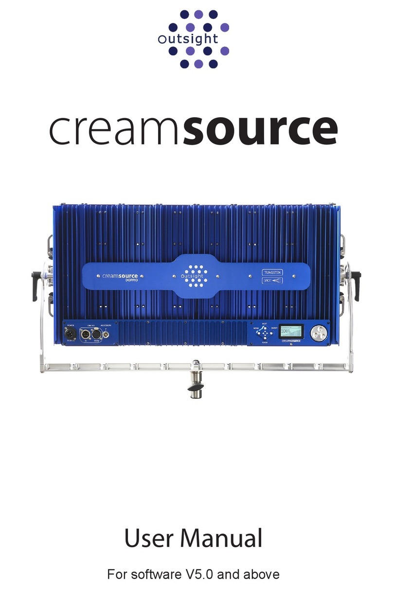 Outsight Creamsource user manual