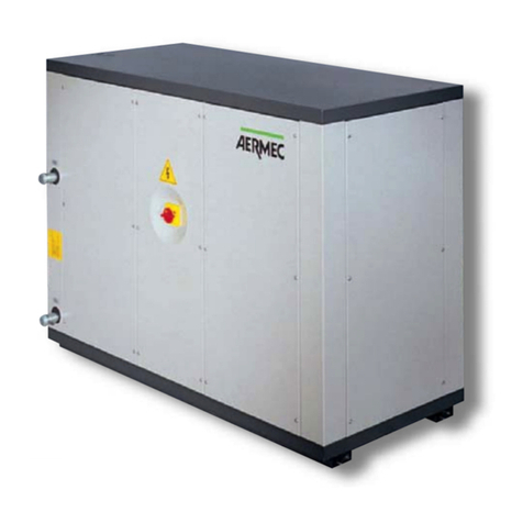 AERMEC CR Series Installation and operation manual