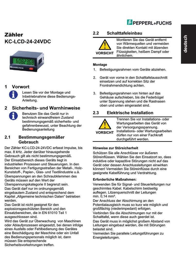 Pepperl+Fuchs KC-LCD-24-24VDC manual