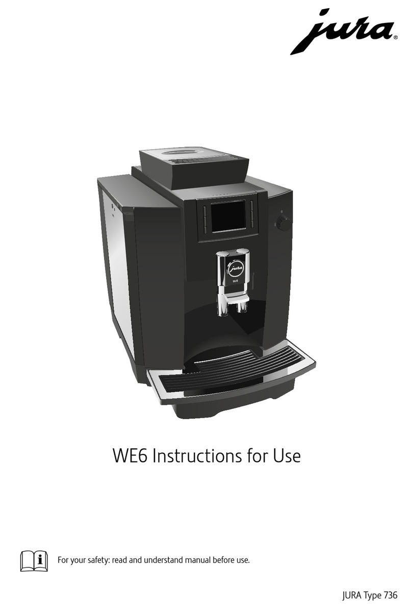 Jura WE6 Professional Instructions for use