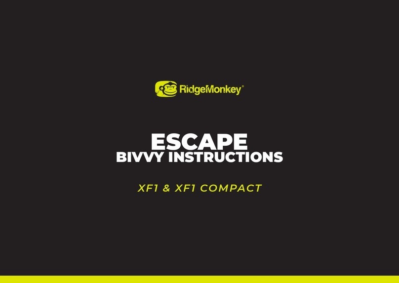RidgeMonkey ESCAPE BIVVY XF1 instructions