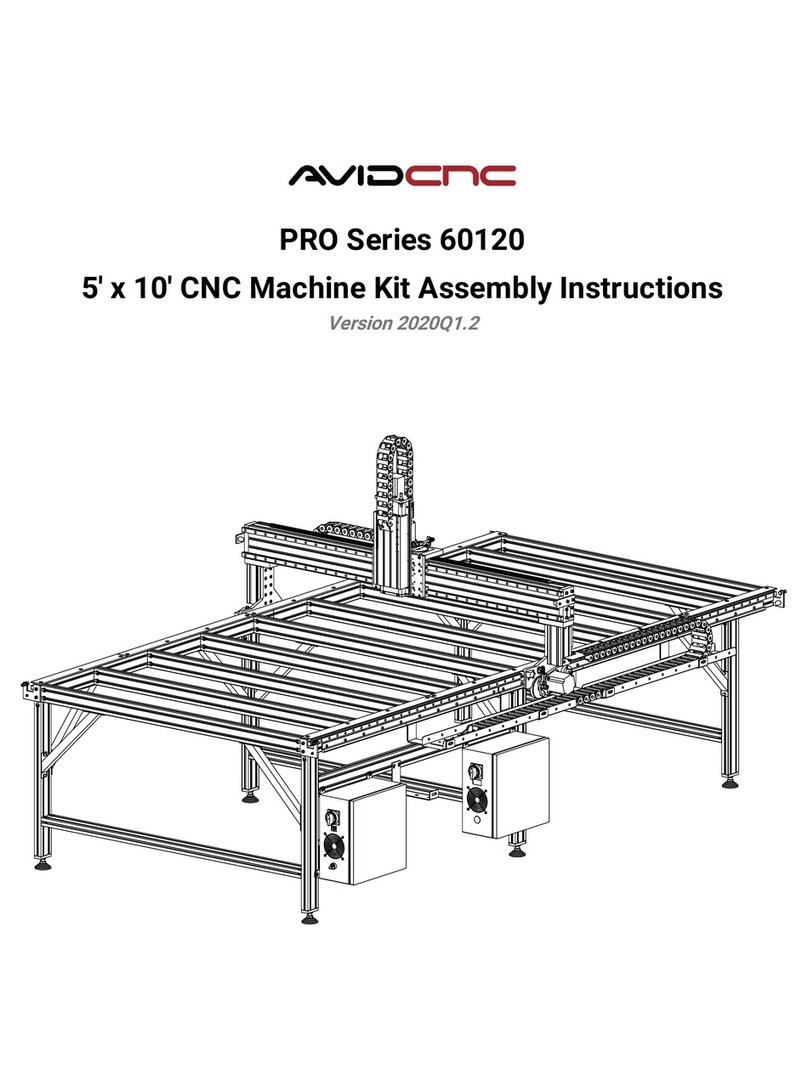 Avid CNC PRO 60120 Series Assembly instructions