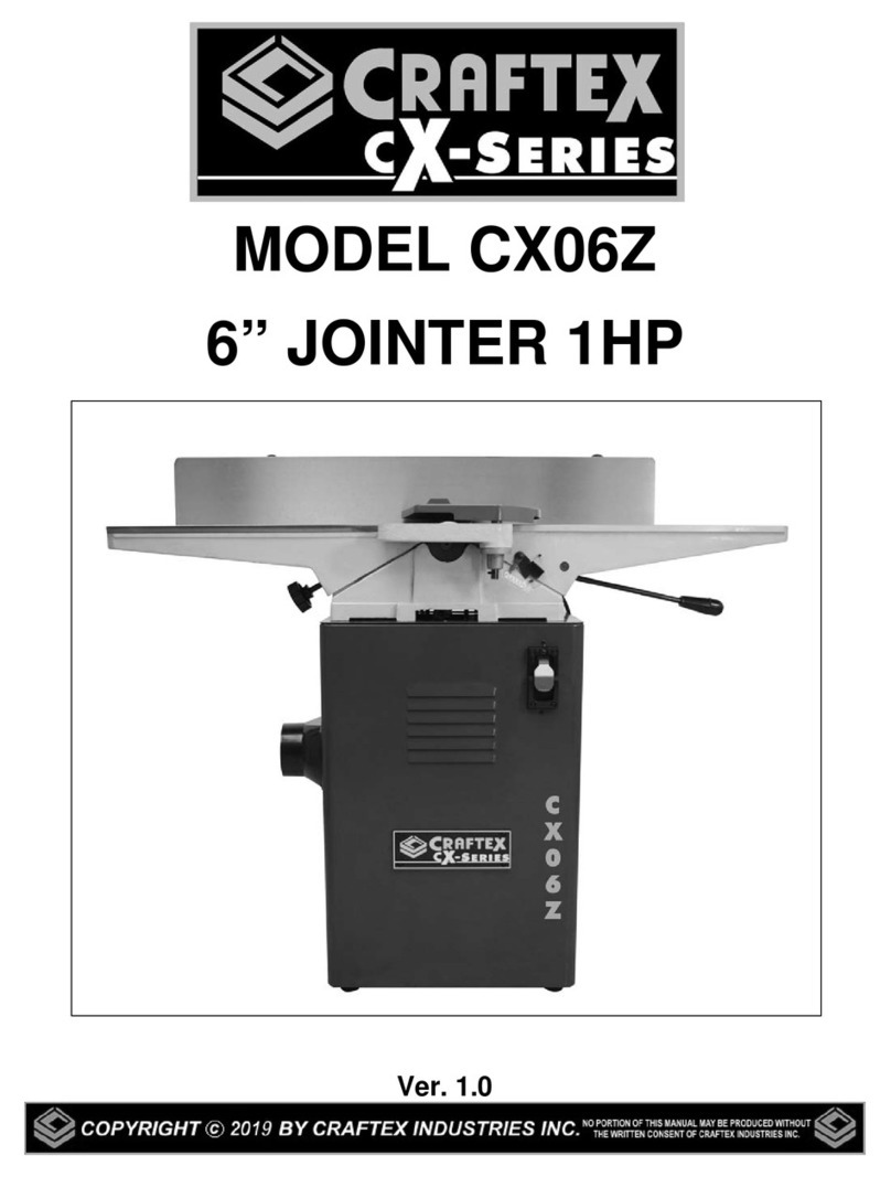 Craftex CX series User manual