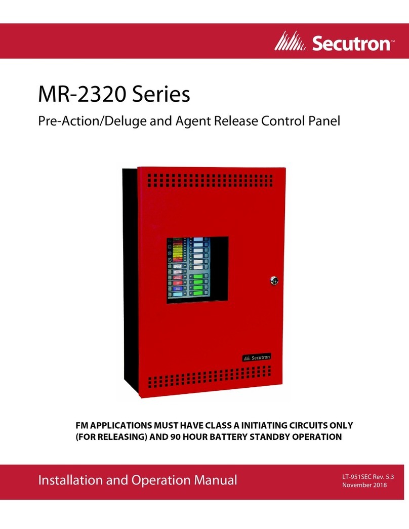Secutron MR-2320 Series User manual