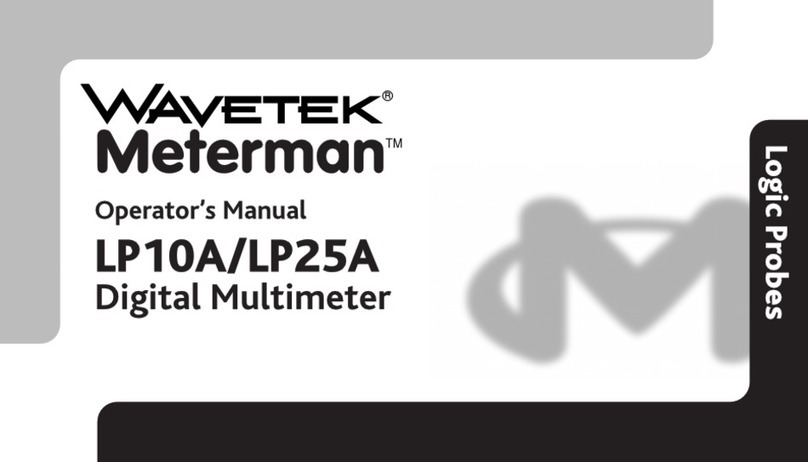 Wavetek Meterman LP10A User manual