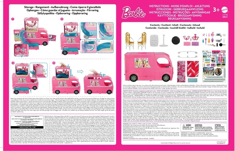Mattel Barbie Series User manual