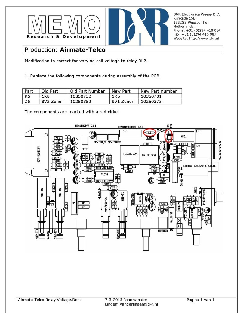 D&R Memo Airmate-Telco manual