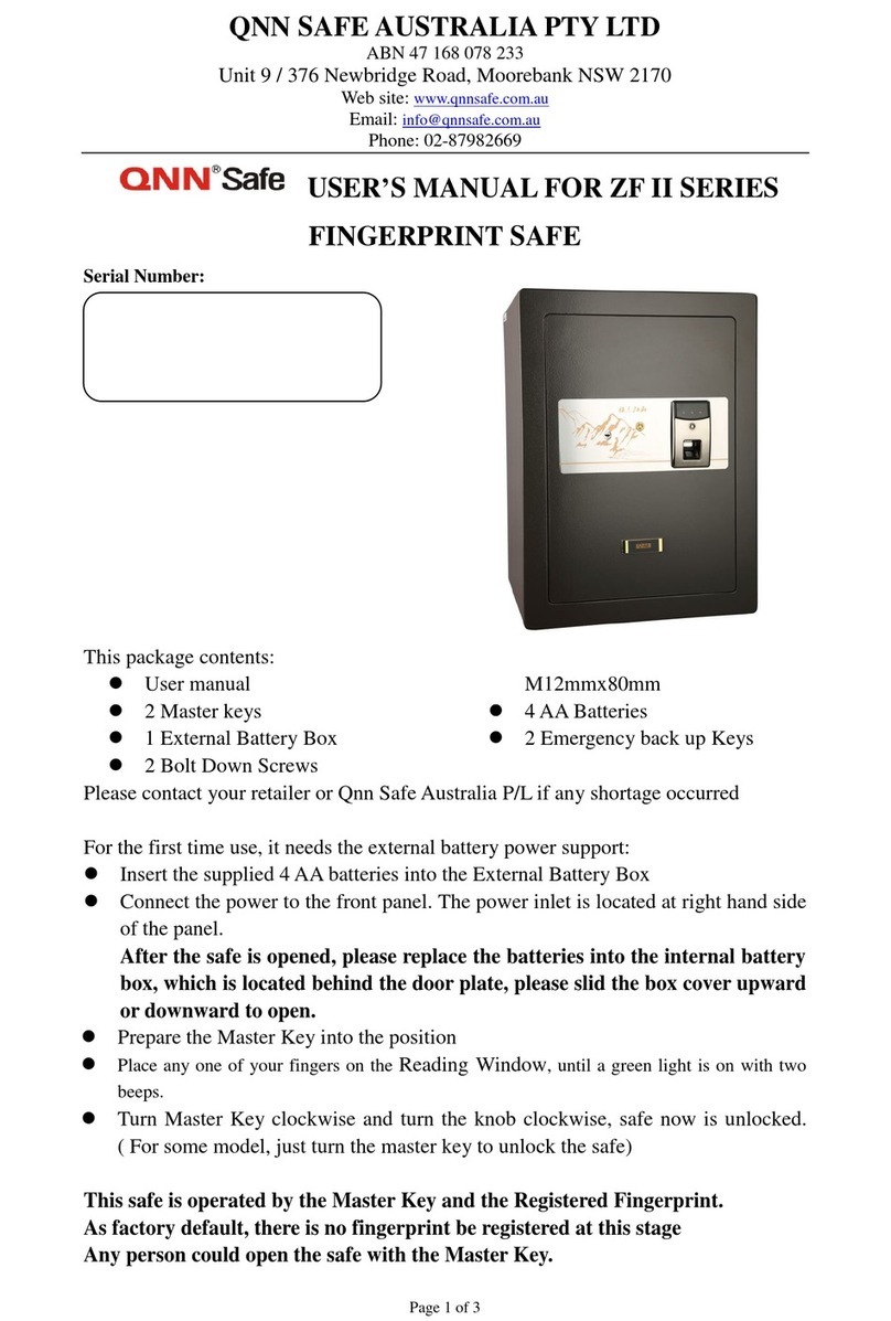 QNN Safe ZF II Series user manual
