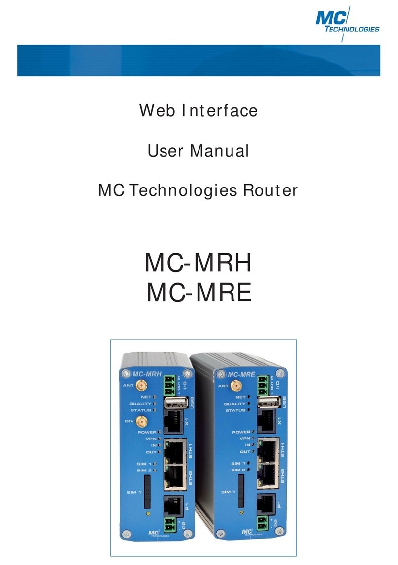 MC Technologies MC-MRH user manual