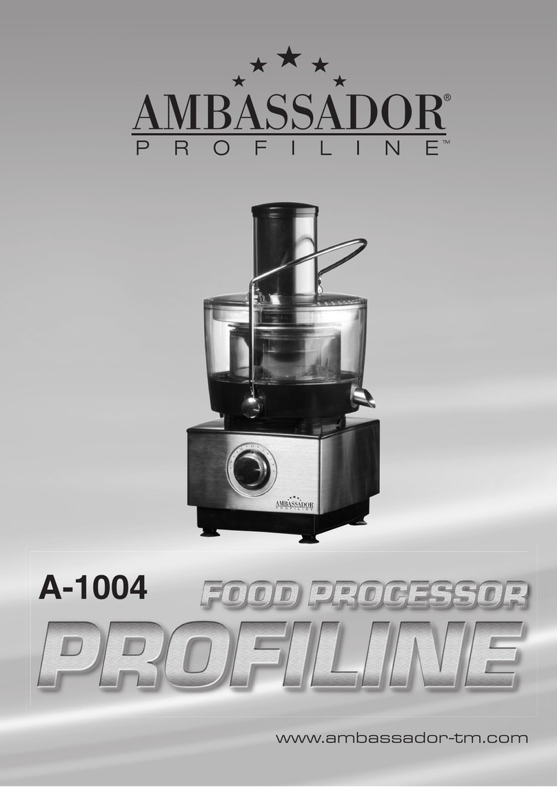 AMBASSADOR PROFILINE A-1004 manual