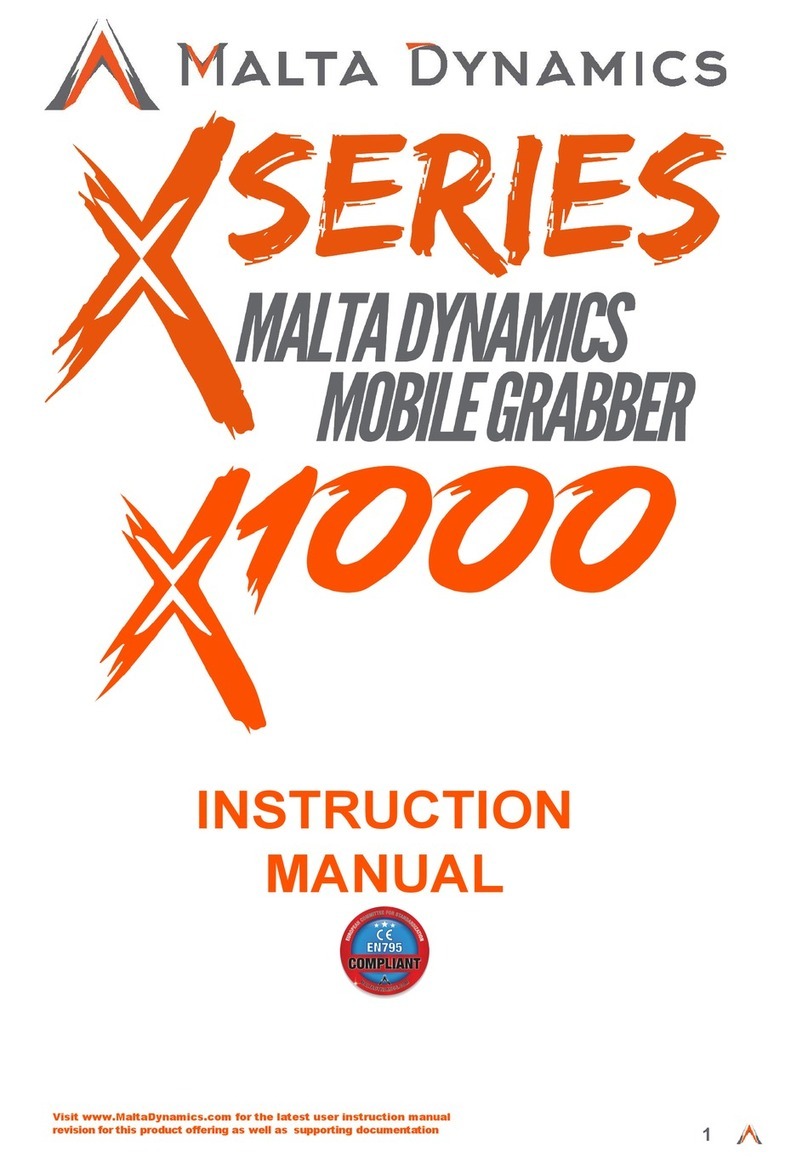Malta Dynamics X Series instruction manual