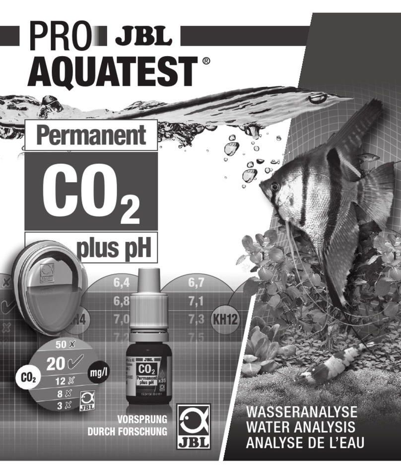 JBL PRO AQUATEST CO2 Permanent plus pH manual