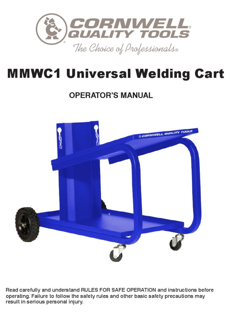 Cornwell Tools MMWC1 Operator's manual