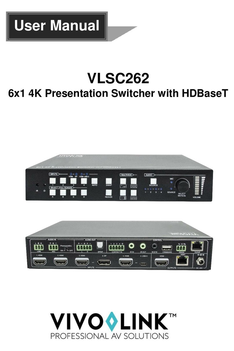 Vivo Link VLSC262 user manual