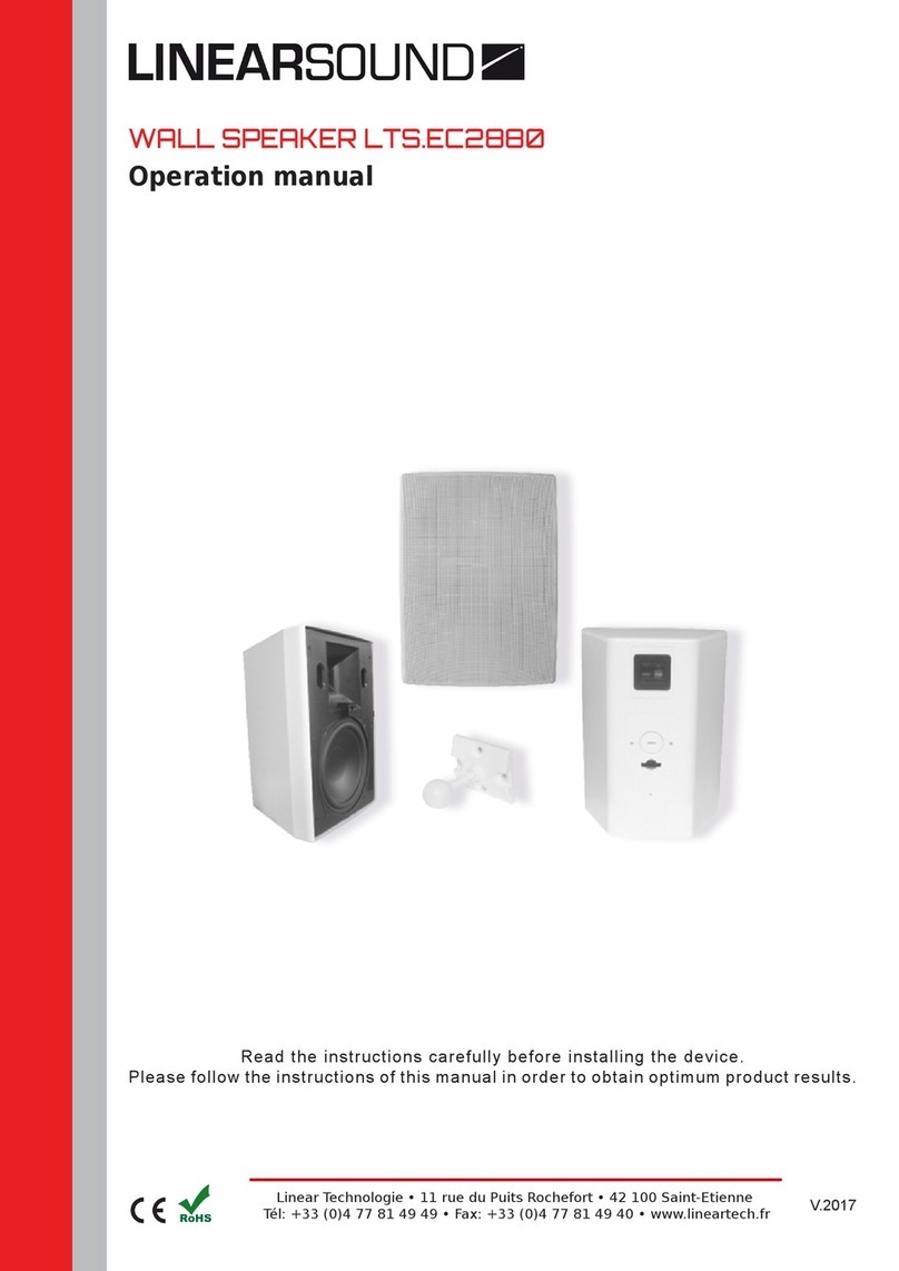 LINEAR SOUND LTS.EC2880 User manual